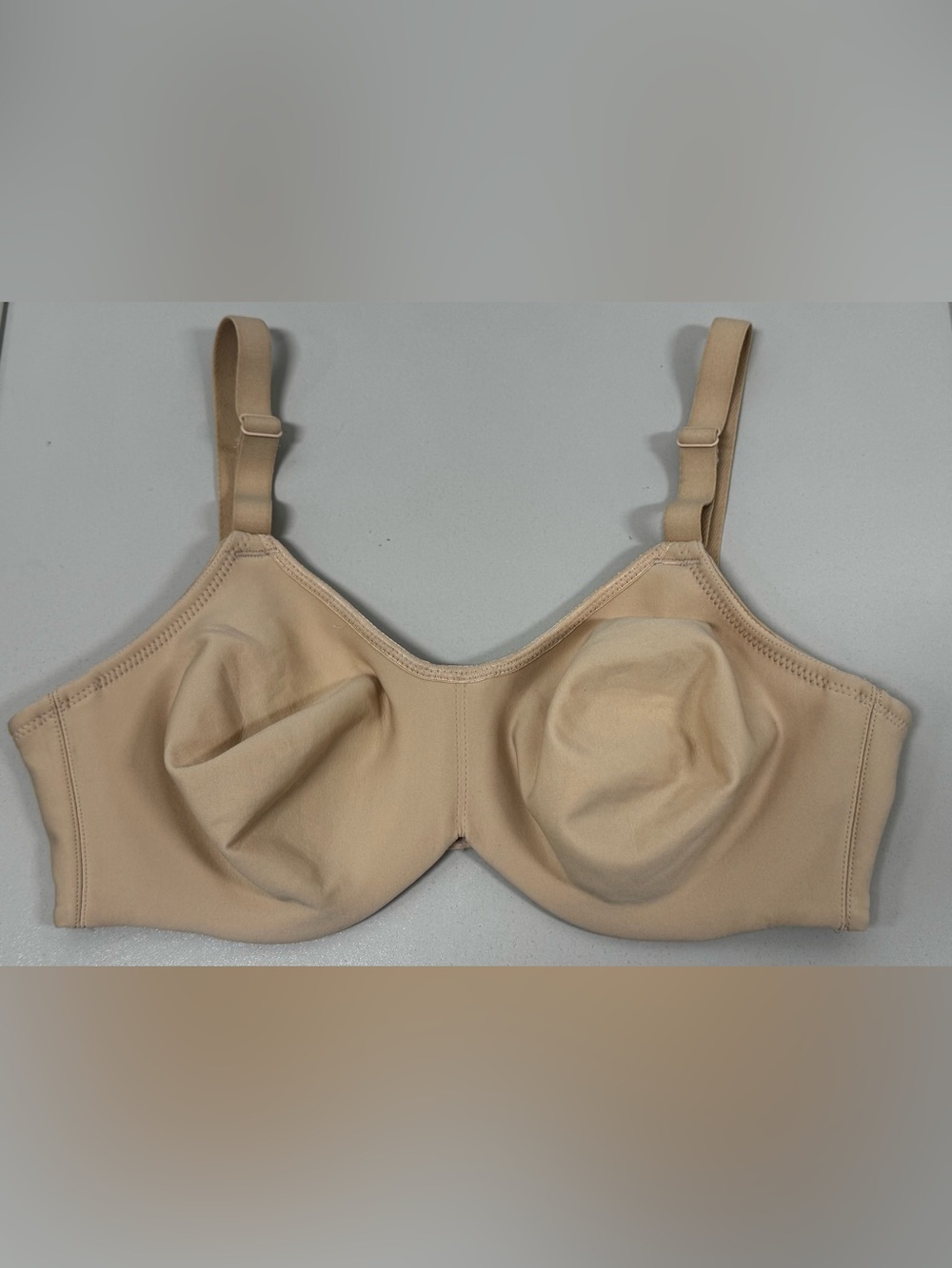 WACOAL Dual Control Lightly Lined Underwire Nude Bra 855261 Size 34D Support